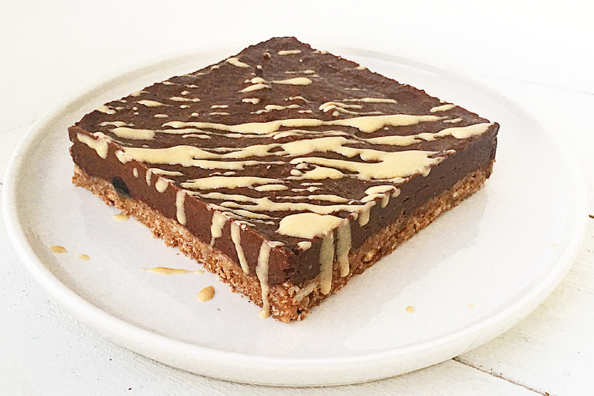 Cheesecake sana al cioccolato, fichi e cannella. – Con base alla #Delicious rivisitata.