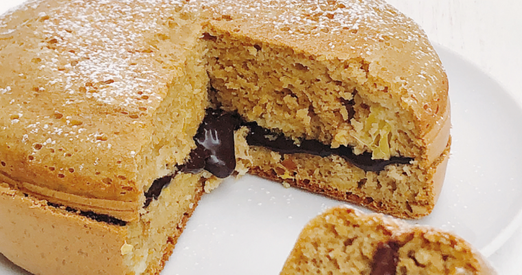 Torta soffice arancia , mandorle tostate e cioccolato senza forno – 100% Naturale & Sana