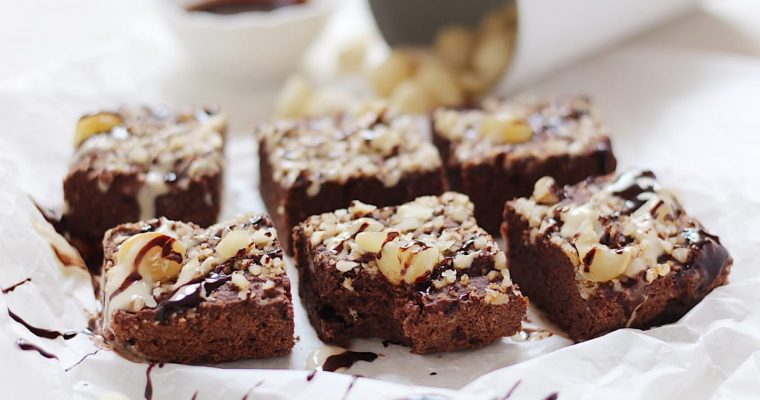 Brownies alle noci di macadamia e cocco – No lievito!