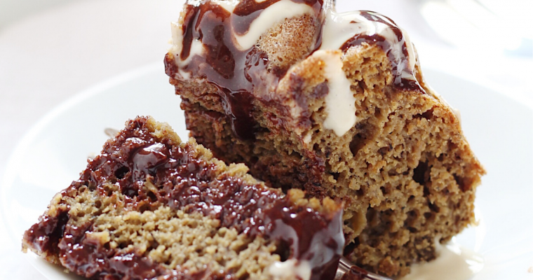 Torta leggera al caffè e banana